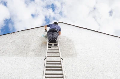 Peinture extérieure à Villeromain — façades et ravalement